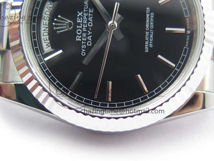 Bp Black President 36 SS Dial Edition Bracelet on Best Maker 128239 Day-Date 0112